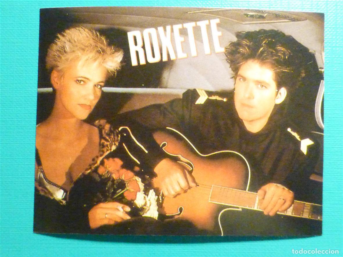 Pegatinas de colecci&oacute;n: Pegatina Adhesivo - Banda Musical - Grupo - Roxette - 9 x 7 cm.