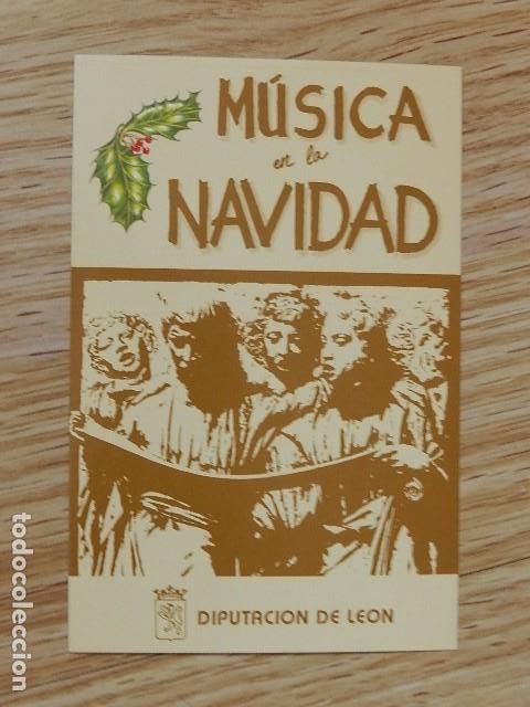 Pegatinas de colecci&oacute;n: Pegatina M&uacute;sica en la Navidad Diputaci&oacute;n de Le&oacute;n