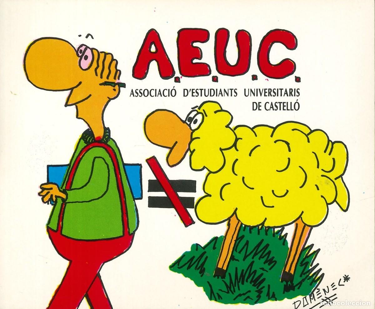 Pegatinas de colecci&oacute;n: PEGATINA - ADHESIVO - VALENCIANA - A.E.U.C. - ASSOCIACIO D'ESTUDIANTES UNIVERSITARIS DE CASTELLO