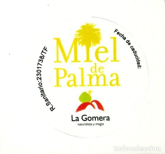 Pegatinas de colecci&oacute;n: PEGATINA - ADHESIVO - ALIMENTACI&Oacute;N - MIEL DE PALMA - LA GOMERA