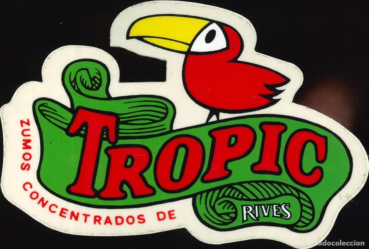 Pegatinas de colecci&oacute;n: PEGATINA - ADHESIVO - BEBIDAS - ZUMOS CONCENTRADOS DE RIVES - TROPIC
