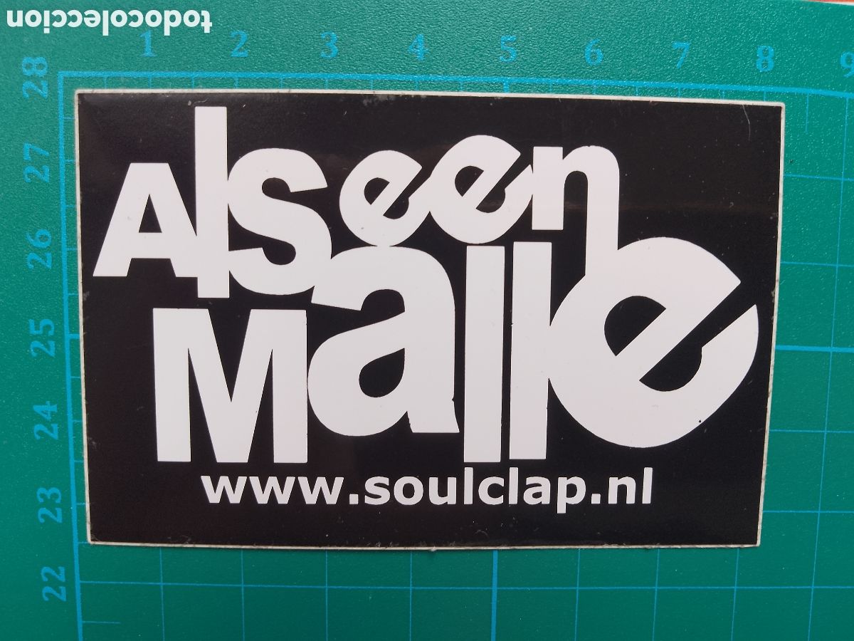 Pegatinas de colecci&oacute;n: ALSEEN MALLE . SOULCLAP.NL . PEGATINA . STICKER