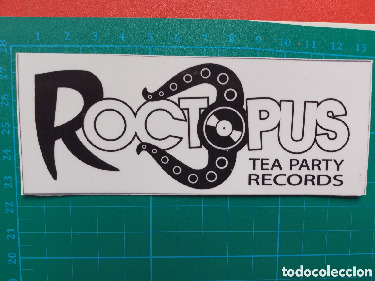 Pegatinas de colecci&oacute;n: ROCKTOPUS TEA PARTY RECORDS . PEGATINA . STICKER