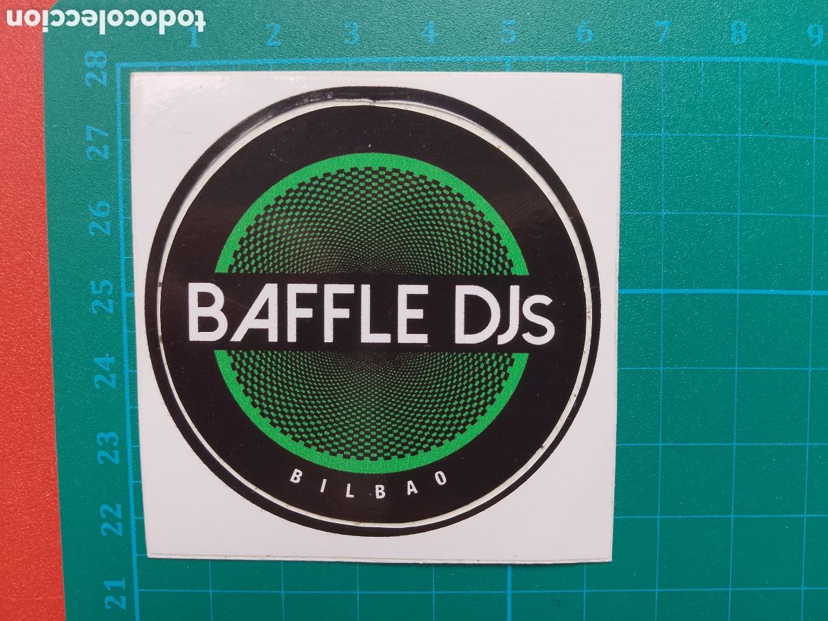 Pegatinas de colecci&oacute;n: BAFFLE DJS PEGATINA . STICKER - Foto 1