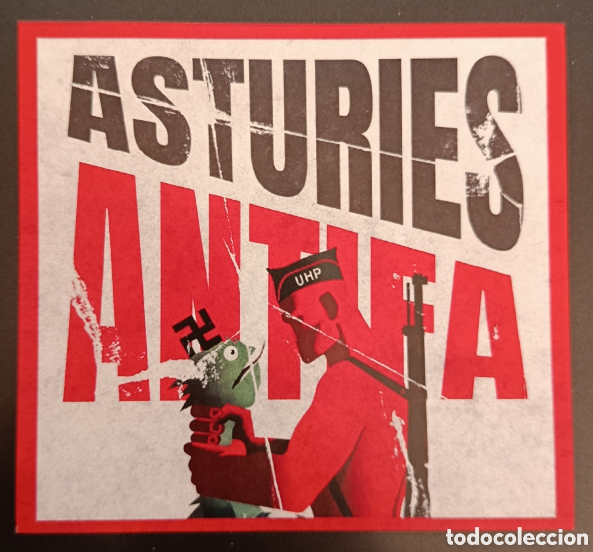 Pegatinas de colecci&oacute;n: PEGATINA ASTURIES ANTIFA