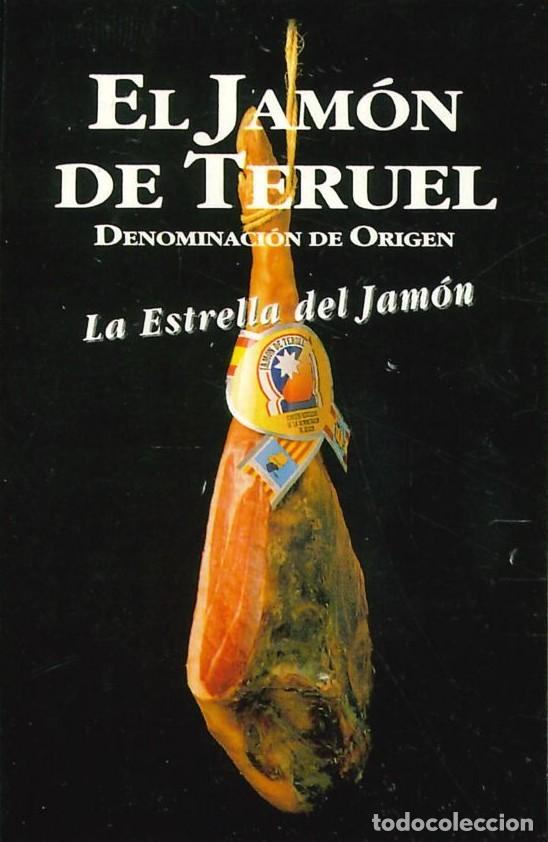 Pegatinas de colecci&oacute;n: PEGATINA - ADHESIVO - ALIMENTACI&Oacute;N - JAMON DE TERUEL - DENOMINACION DE ORIGEN