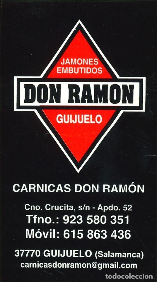 Pegatinas de colecci&oacute;n: PEGATINA - ADHESIVO - ALIMENTACI&Oacute;N - JAMONES EMBUTIDOS DON RAMON - GUIJUELO (SALAMANCA)