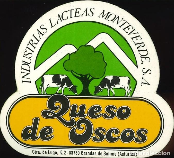 Pegatinas de colecci&oacute;n: PEGATINA - ADHESIVO - ALIMENTACI&Oacute;N - QUESO DE OSCOS - GRANDAS DE SALIMA (ASTURIAS)