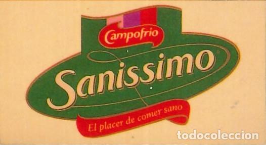 Pegatinas de colecci&oacute;n: PEGATINA - ADHESIVO - ALIMENTACI&Oacute;N - CAMPOFRIO - SANISSIMO