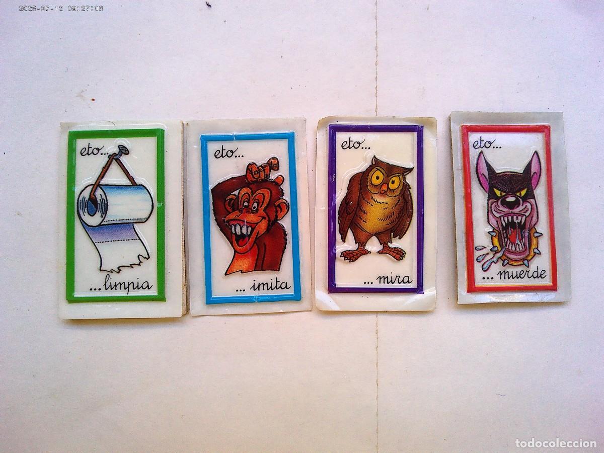 Pegatinas de colecci&oacute;n: LOTE DE 4 PEGATINAS DE BOLLYCAO COLECCION &uml; ETO .... &uml;