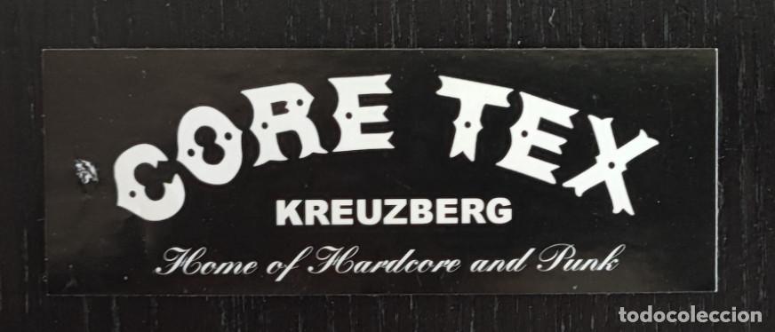 Pegatinas de colecci&oacute;n: PEGATINA DE CORETEX RECORDS, KREUZBERG PUNK, BERLIN 2000, NEGRA