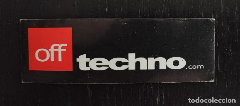 Pegatinas de colecci&oacute;n: PEGATINA DE OFF TECHNO - Foto 1