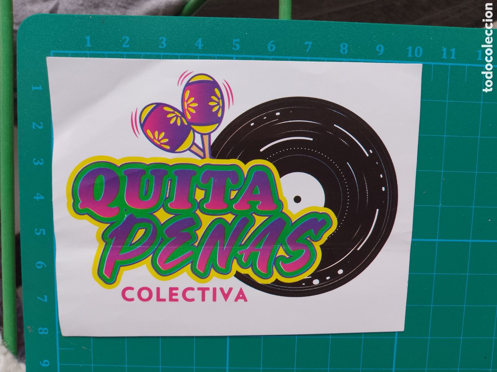 Pegatinas de colecci&oacute;n: QUITA PENAS COLECTIVA . PEGATINA . STICKER