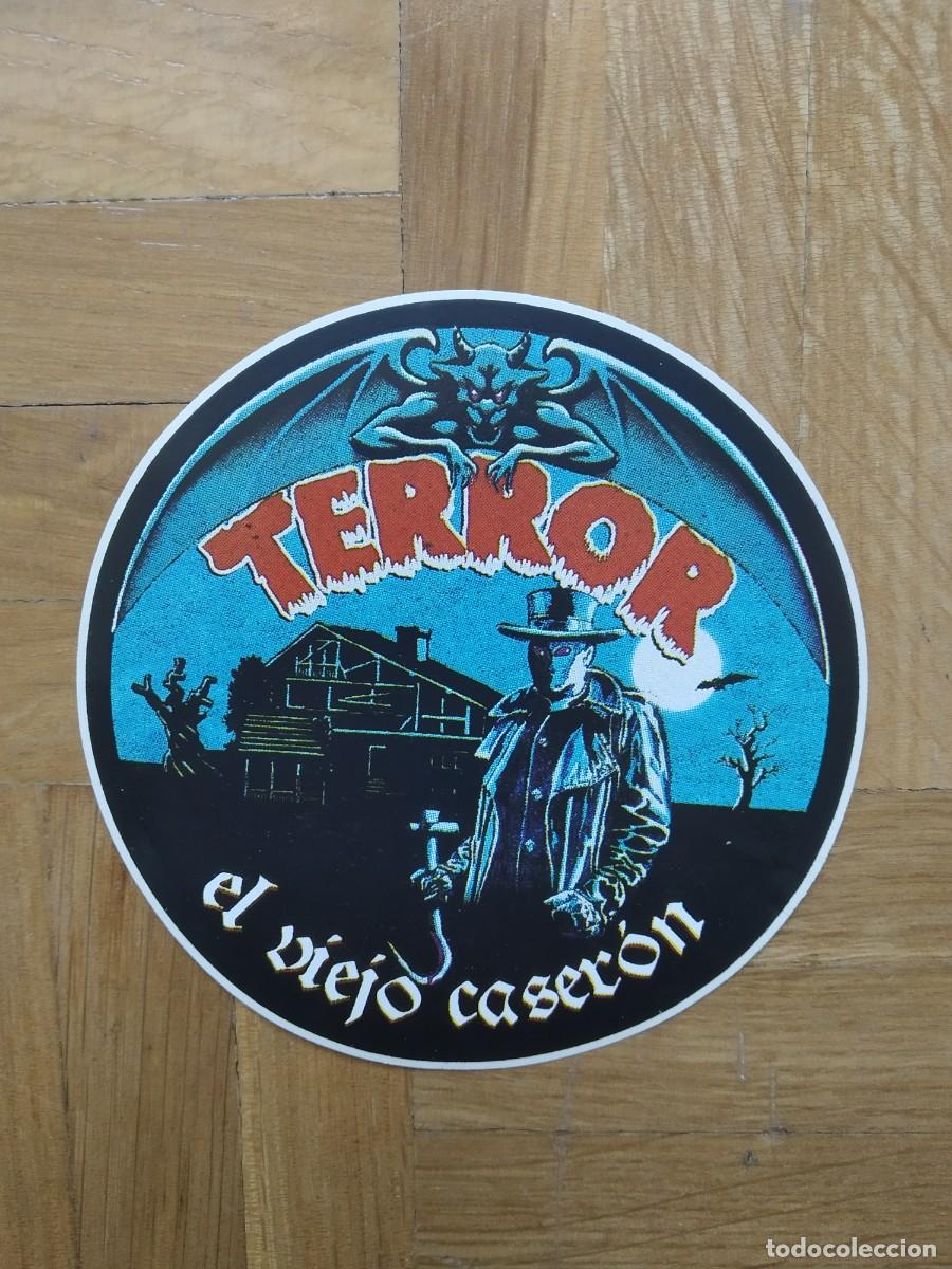 Pegatinas de colecci&oacute;n: PEGATINA TERROR EL VIEJO CASERON PARQUE DE ATRACCIONES DE MADRID SIN PEGAR A&Ntilde;OS 80S VER FOTOS