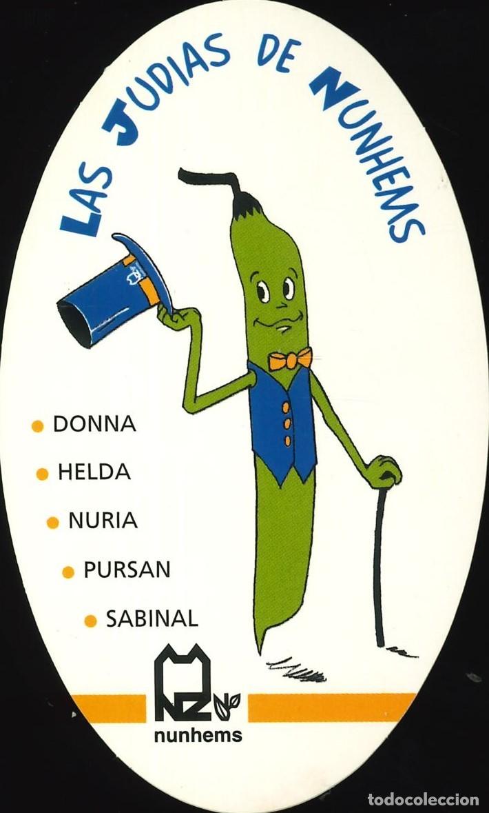 Pegatinas de colecci&oacute;n: PEGATINA - ADHESIVO - ALIMENTACI&Oacute;N - LAS JUDIAS DE NUNHEMS - DONNA - HELDA - NURIA - PURSAN -SABINAL