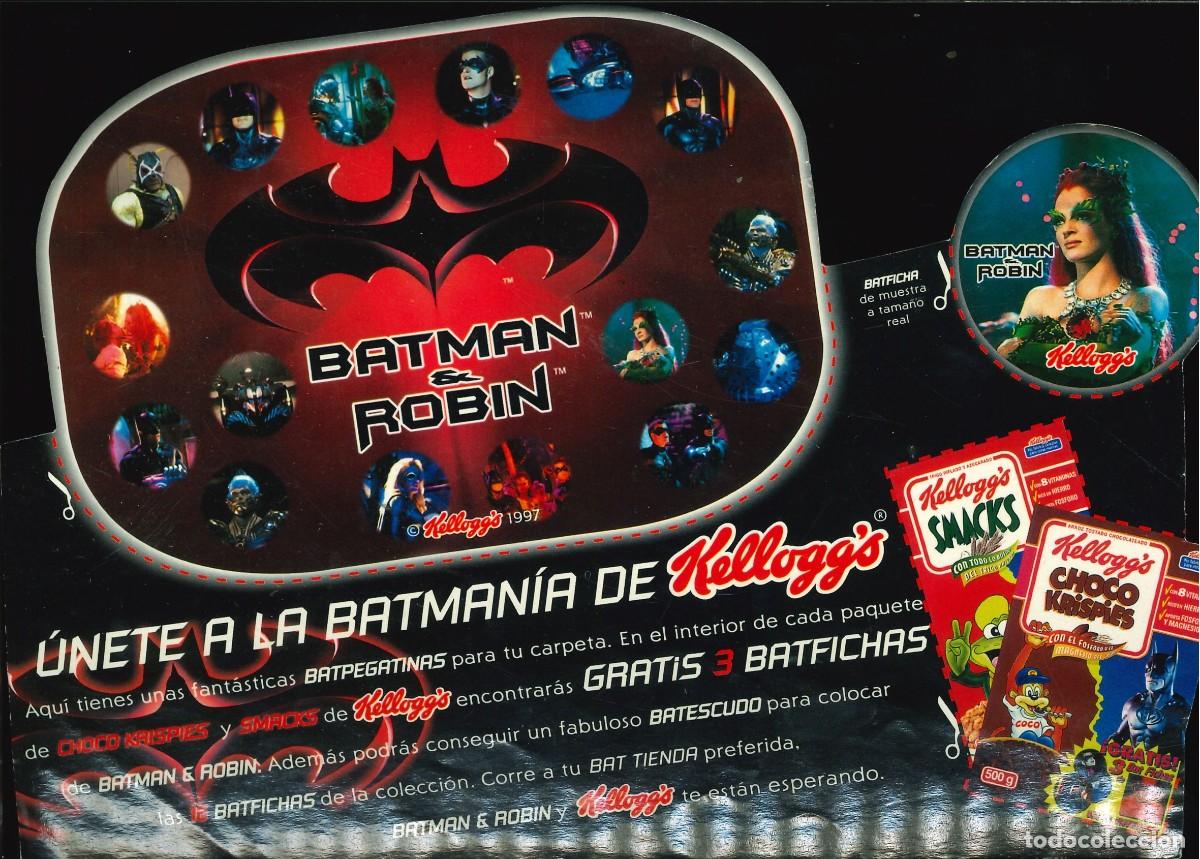 Pegatinas de colecci&oacute;n: PEGATINA - ADHESIVO - ALIMENTACI&Oacute;N - KELLOGG'S - BATMAN & ROBIN - BATMANIA