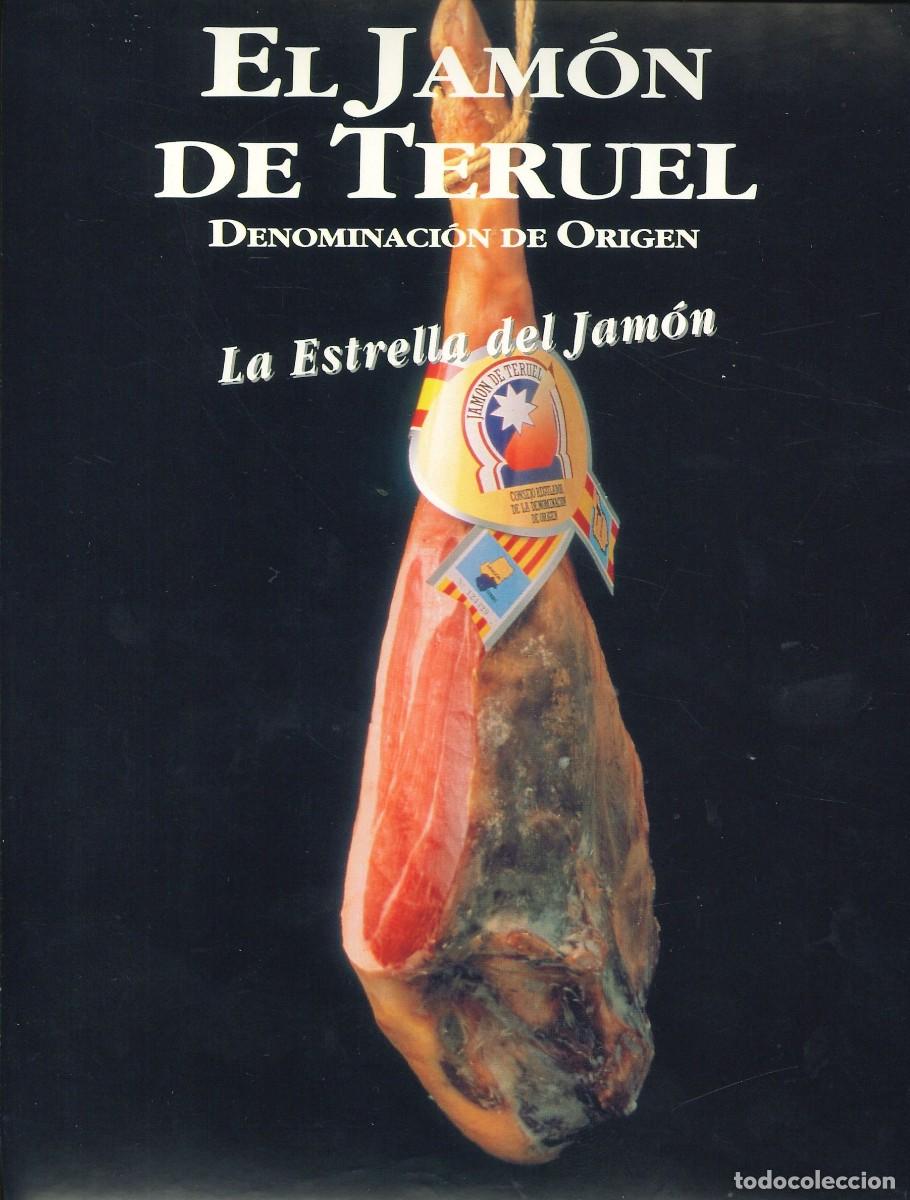 Pegatinas de colecci&oacute;n: PEGATINA - ADHESIVO - ALIMENTACI&Oacute;N - JAMON DE TERUEL - DENOMINACION DE ORIGEN (15'5 x 20'5 CMS.)