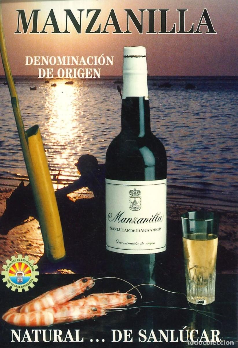 Pegatinas de colecci&oacute;n: PEGATINA - ADHESIVO - BEBIDAS - MANZANILLA - DENOMINACION DE ORIGEN - SANLUCAR