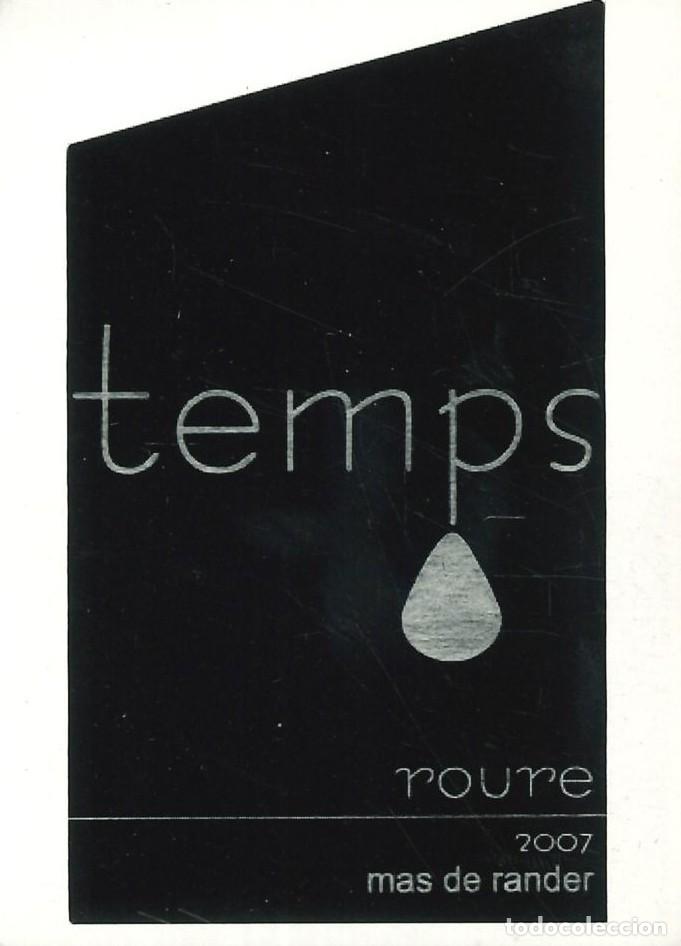 Pegatinas de colecci&oacute;n: PEGATINA - ADHESIVO - BEBIDAS - TEMPS - ROURE - 2007 - MAS DE RANDER