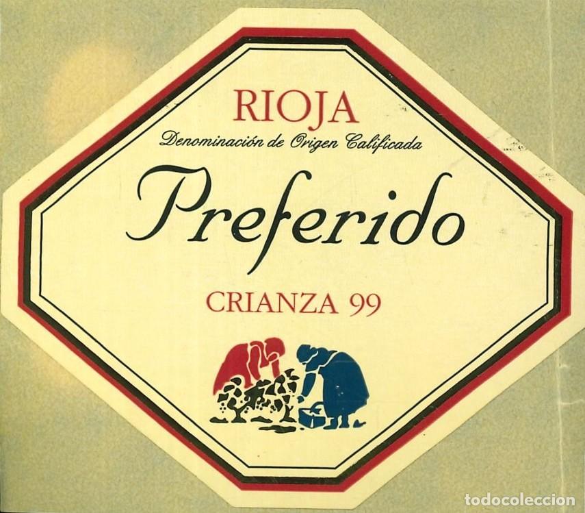 Pegatinas de colecci&oacute;n: PEGATINA - ADHESIVO - BEBIDAS - PREFERIDO - RIOJA - CRIANZA 99 - DENOMINACION DE ORIGEN CUALIFICADA