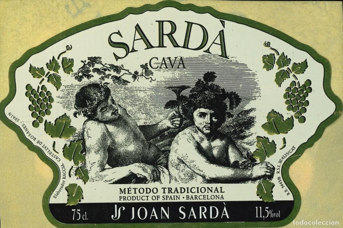 Pegatinas de colecci&oacute;n: PEGATINA - ADHESIVO - BEBIDAS - CAVA - SARDA - S. JOAN SARDA
