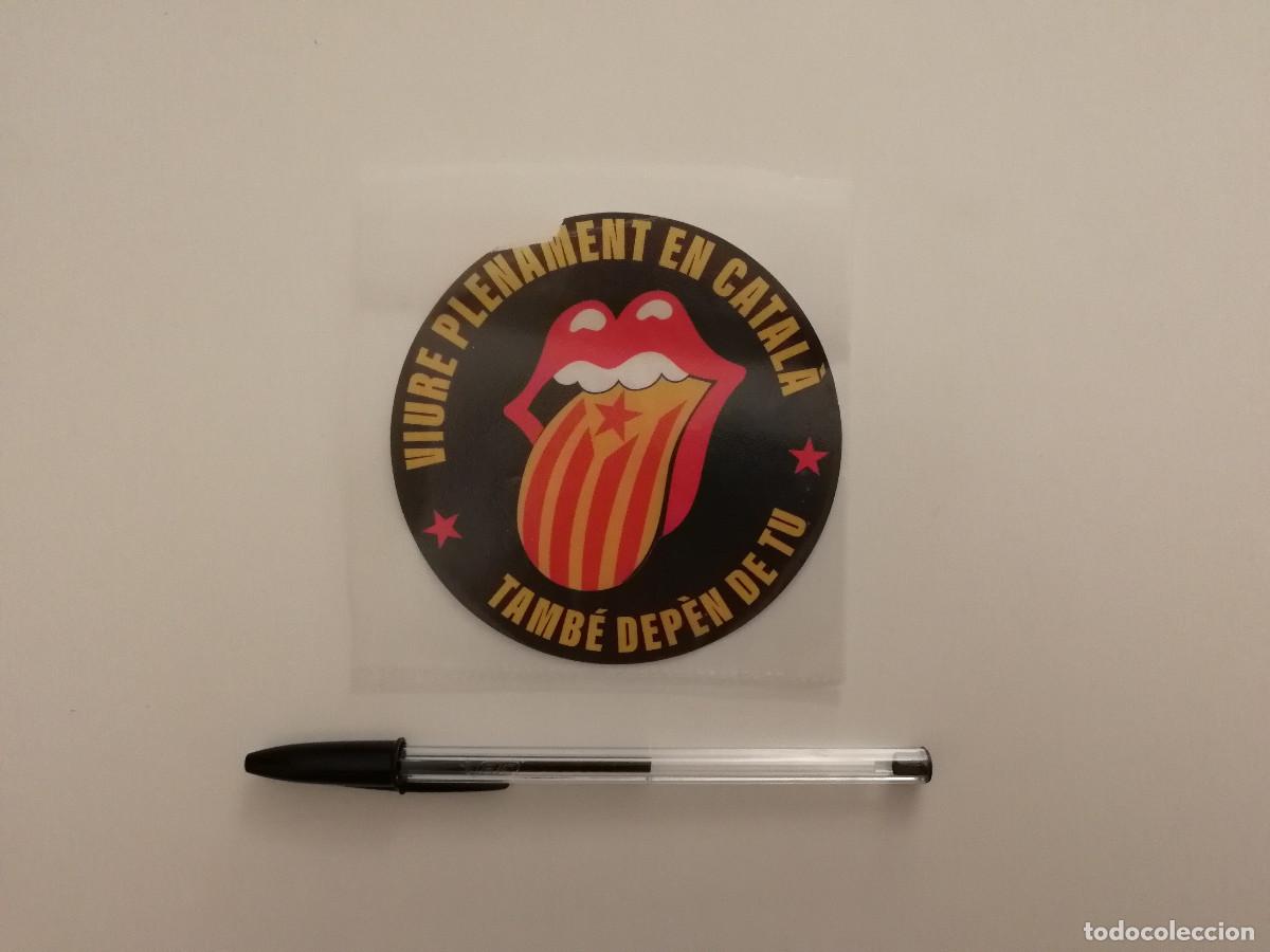 Pegatinas de colecci&oacute;n: PEGATINA ORIGINAL - VIVIR PLENAMENTE EN CATALAN - CATALU&Ntilde;A - INDEPENDENTISMO - POLITICA
