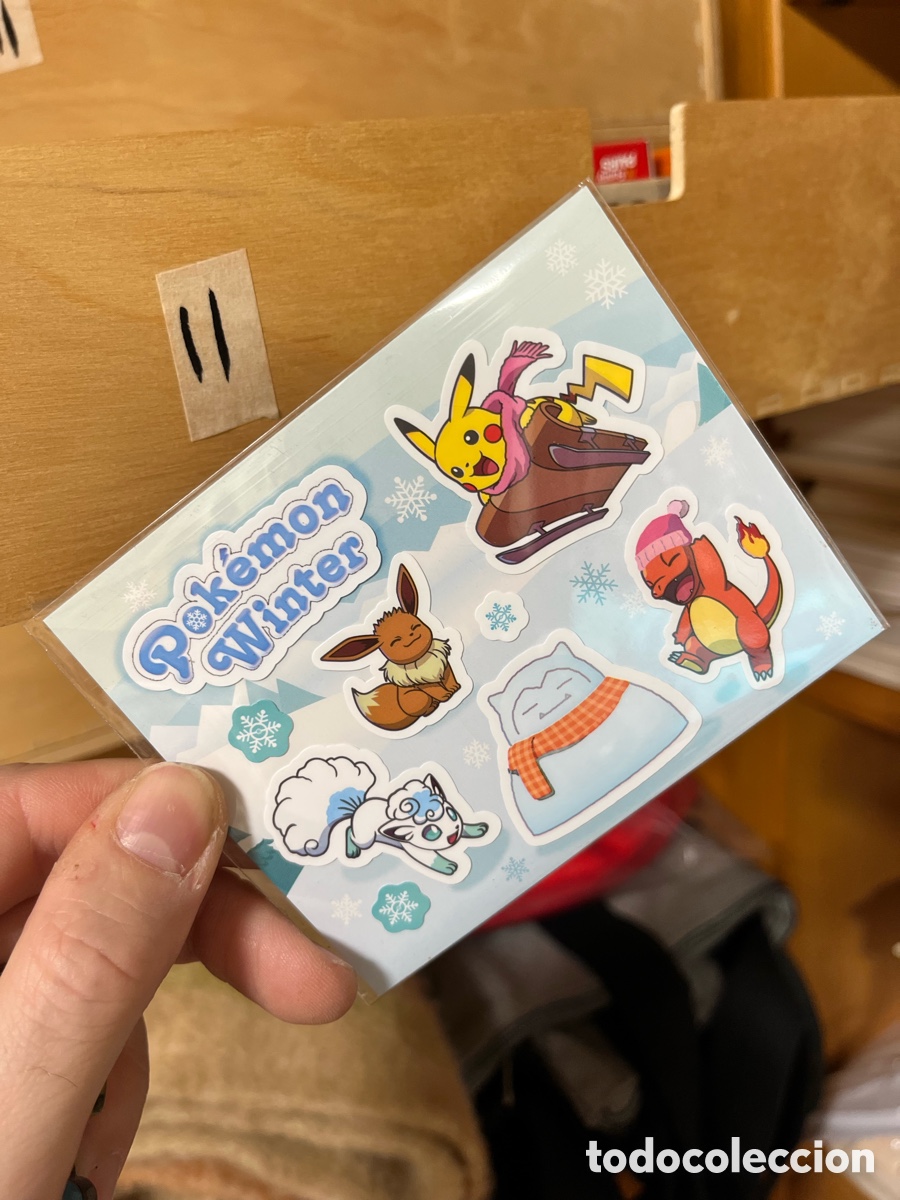 Pegatinas de colecci&oacute;n: (II) pegatinas originales Pok&eacute;mon Winter compradas en Asia