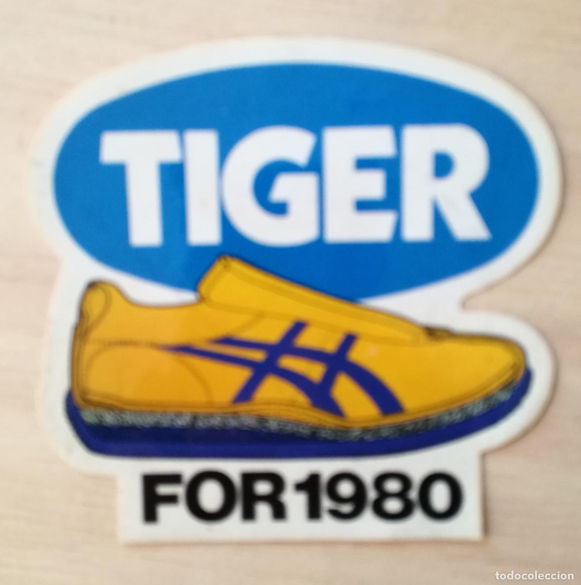 Pegatinas de colecci&oacute;n: TIGER FOR 1980 CALZADO DEPORTIVO