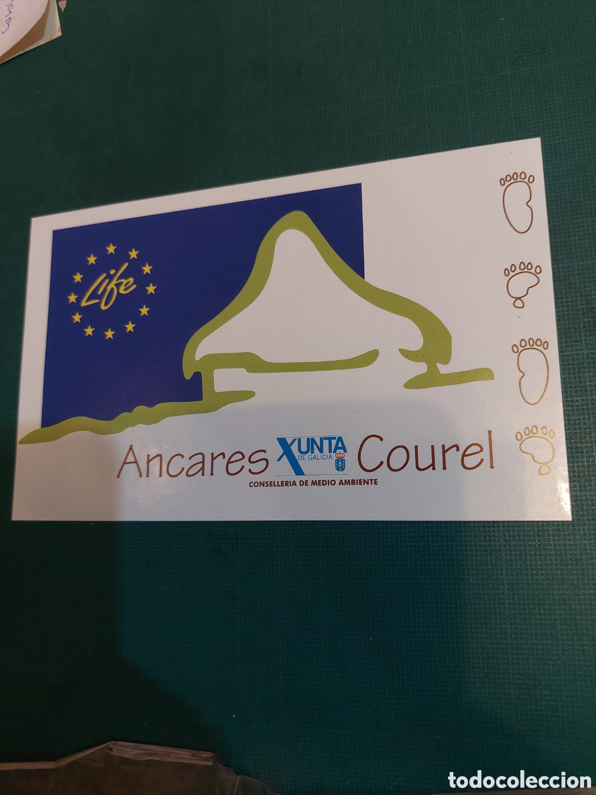 Pegatinas de colecci&oacute;n: PEGATINA ANCARES CAUREL MEDIO AMBIENTE LIFE PALLOZA XUNTA Galicia
