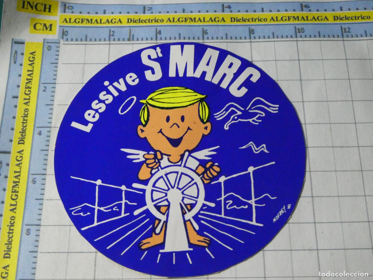 Pegatinas de colecci&oacute;n: PEGATINA DETERGENTE LESSIVE ST MARC NI&Ntilde;O MARINERO. 88