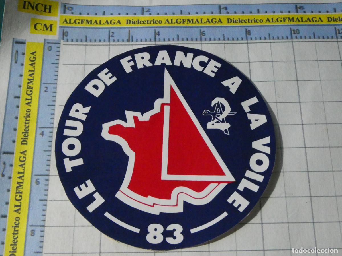 Pegatinas de colecci&oacute;n: PEGATINA DE DEPORTES. VUELTA A VELA A FRANCIA 1983. 89