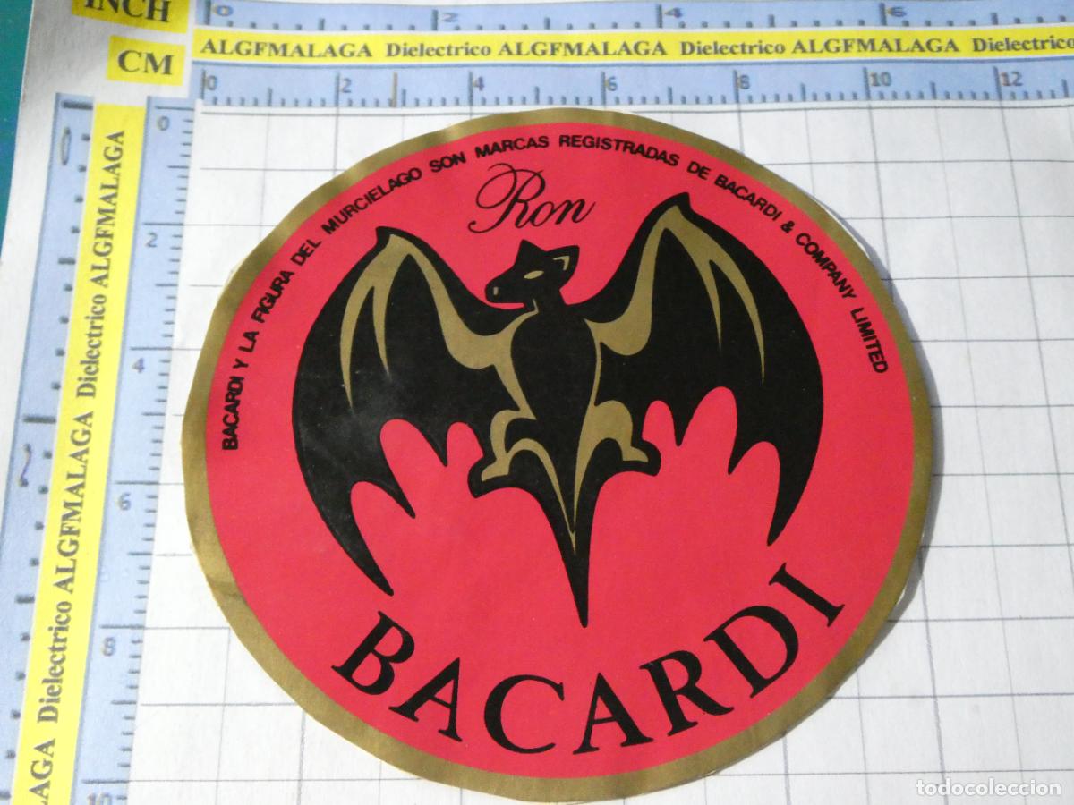 Pegatinas de colecci&oacute;n: PEGATINA DE BEBIDAS. RON BACARDI. 91