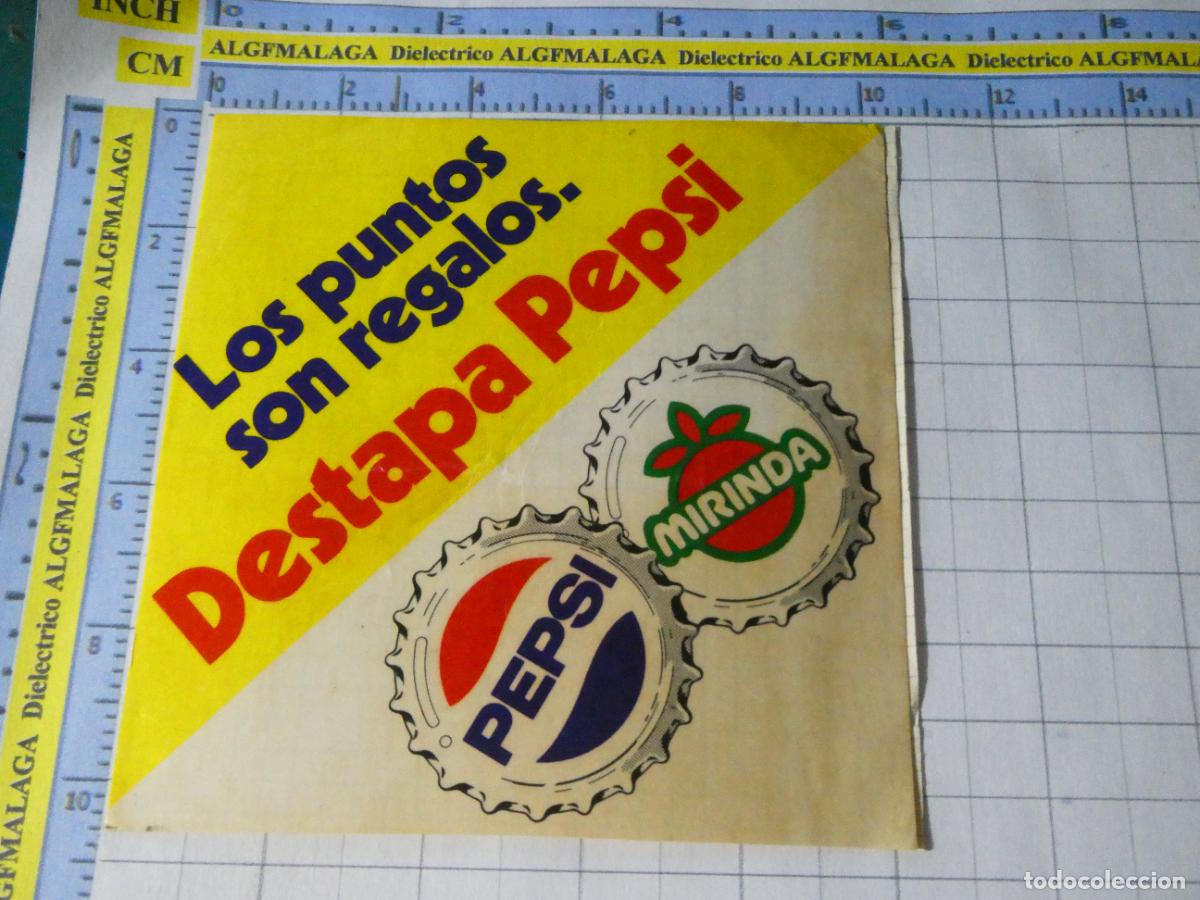 Pegatinas de colecci&oacute;n: PEGATINA DE BEBIDAS. PEPSI PEPSICOLA MIRINDA. 95