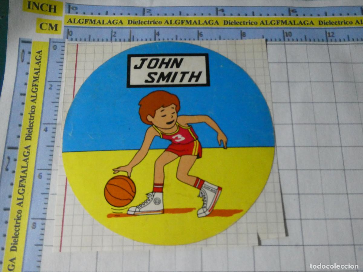 Pegatinas de colecci&oacute;n: PEGATINA DE MARCAS DE ROPA DEPORTES. JOHN SMITH BALONCESTO. 97
