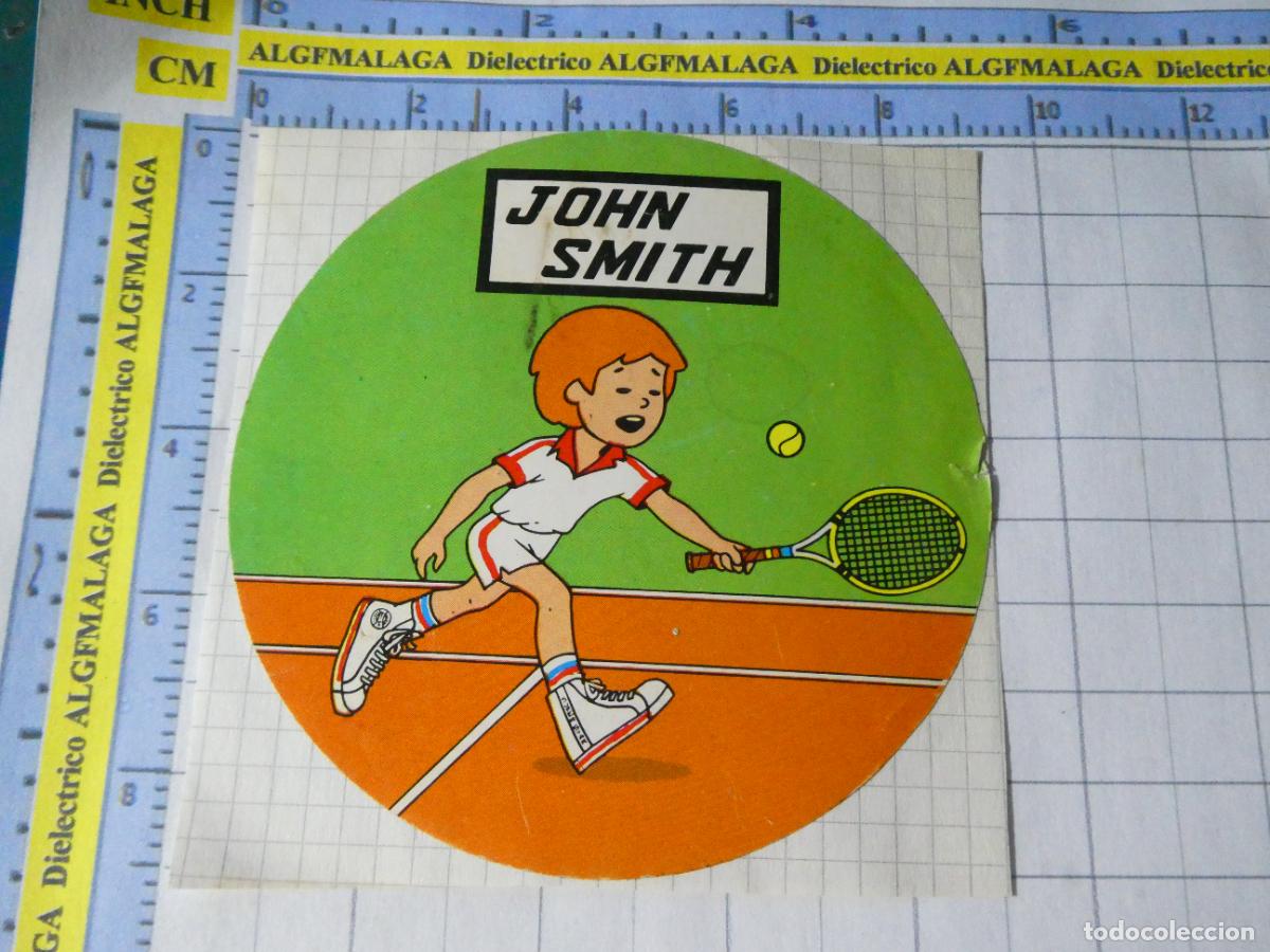Pegatinas de colecci&oacute;n: PEGATINA DE MARCAS DE ROPA DEPORTES. JOHN SMITH TENIS. 98