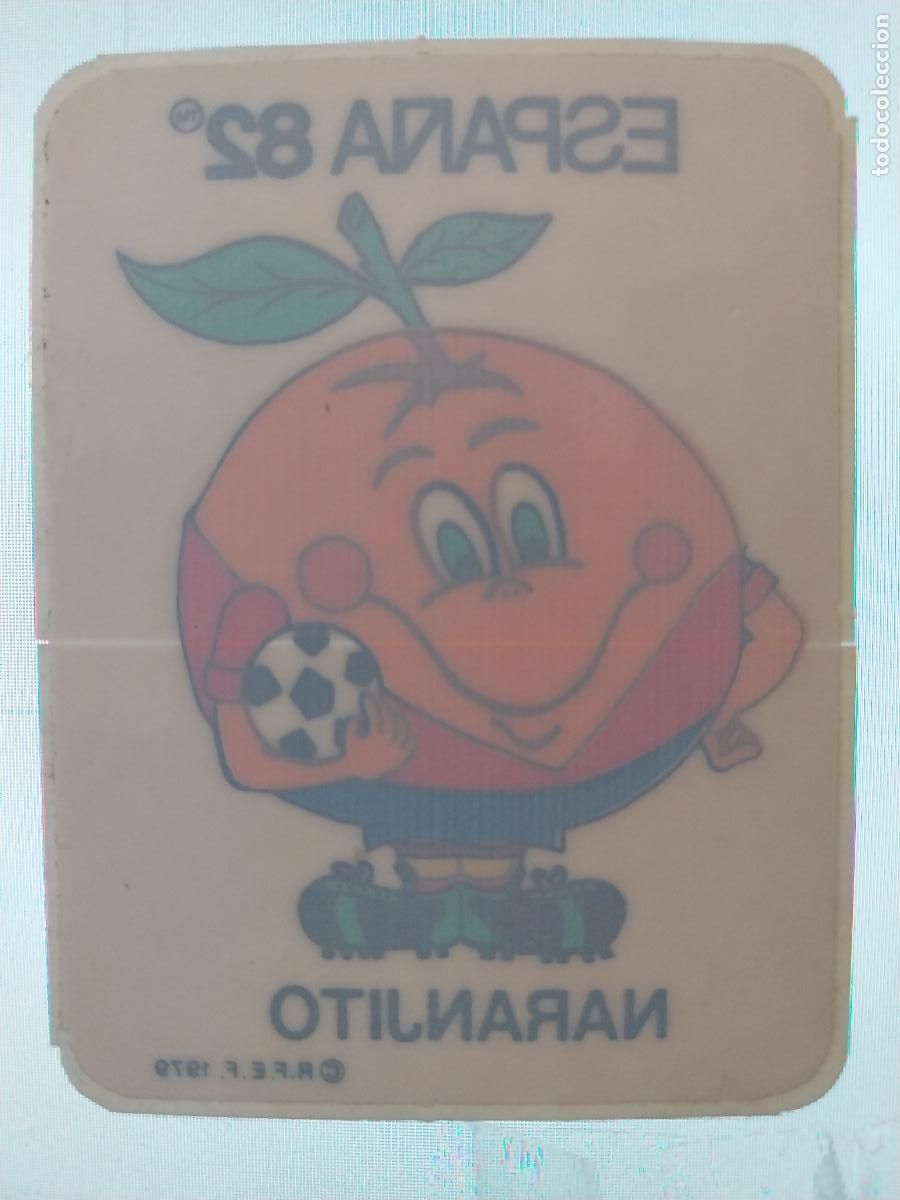 Pegatinas de colecci&oacute;n: MUNDIAL ESPA&Ntilde;A 82 PEGATINA CRISTAL A&Ntilde;O 1979 7X5.5CMS SIN PEGAR NUNCA ORIGINAL