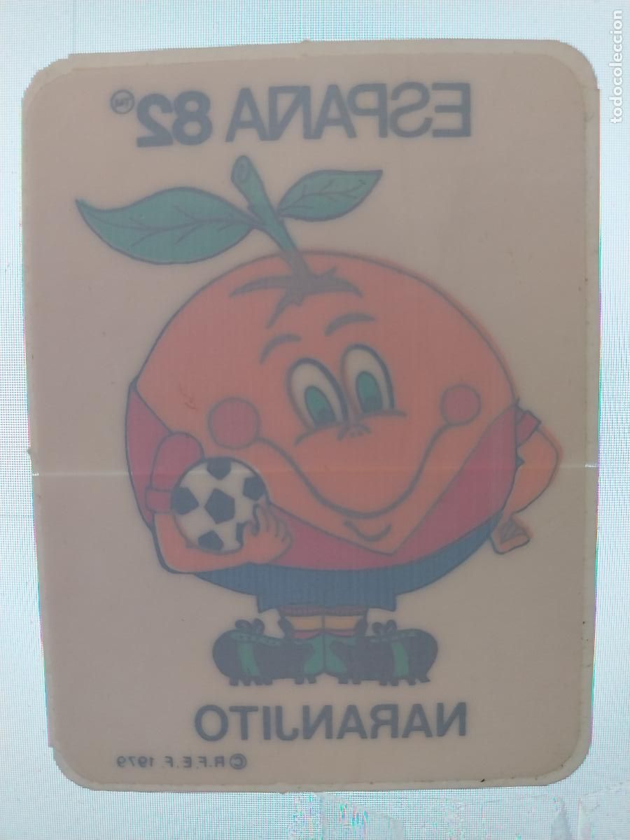 Pegatinas de colecci&oacute;n: MUNDIAL ESPA&Ntilde;A 82 PEGATINA CRISTAL A&Ntilde;O 1979 7X5.5CMS SIN PEGAR NUNCA ORIGINAL *