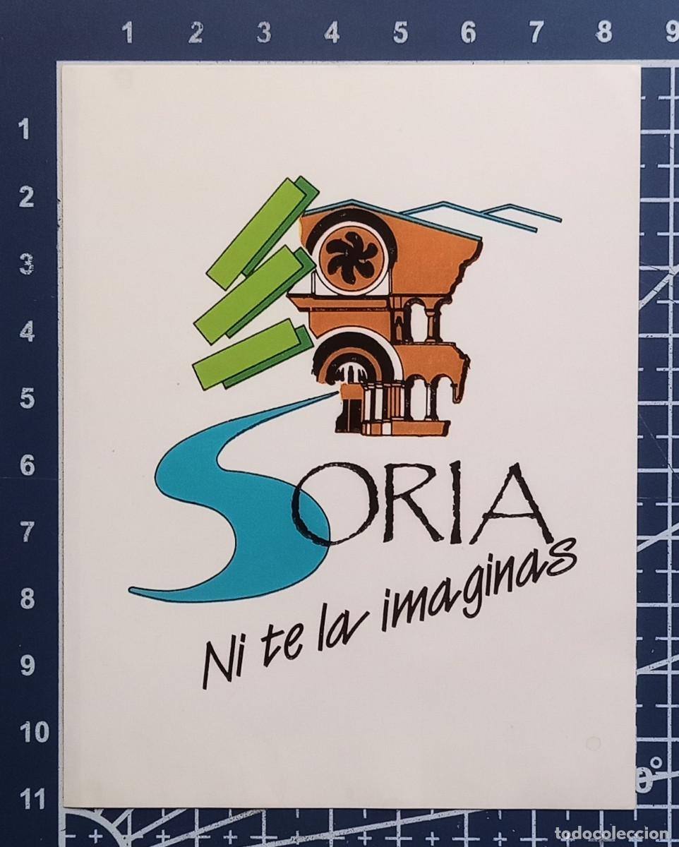 Pegatinas de colecci&oacute;n: ADHESIVO - SORIA, NI TE LA IMAGINAS