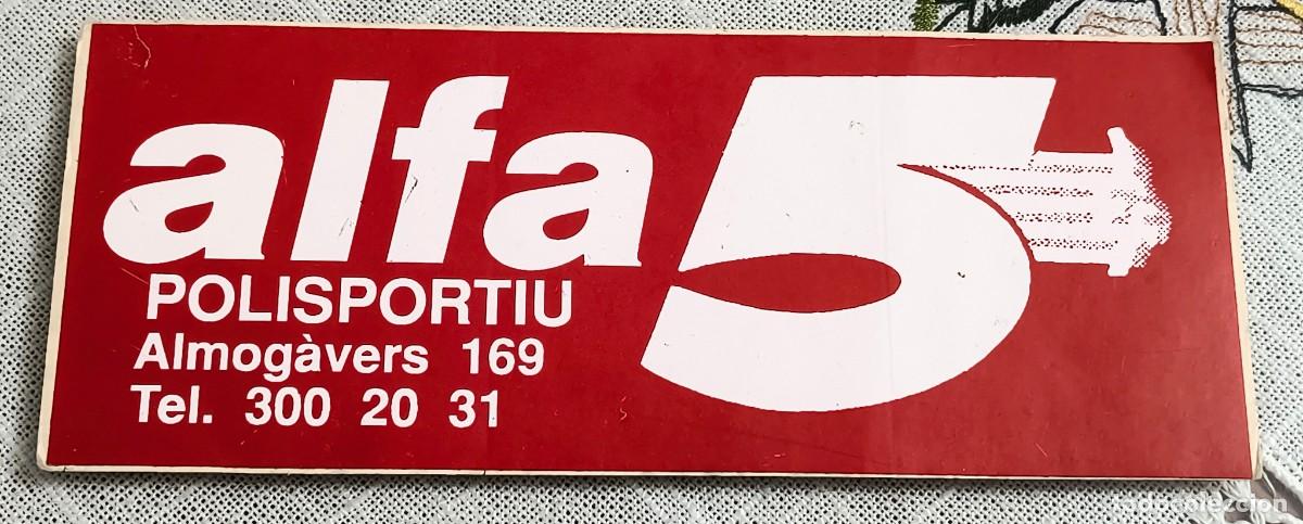 Pegatinas de colecci&oacute;n: PEGATINA | ALFA 5 POLISPORTIU