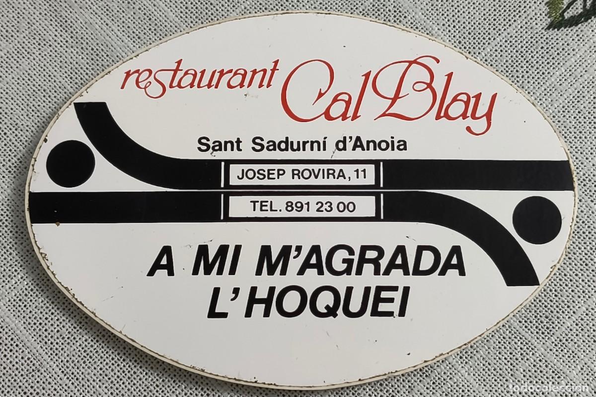 Pegatinas de colecci&oacute;n: PEGATINA | RESTAURANT CAL BLAY