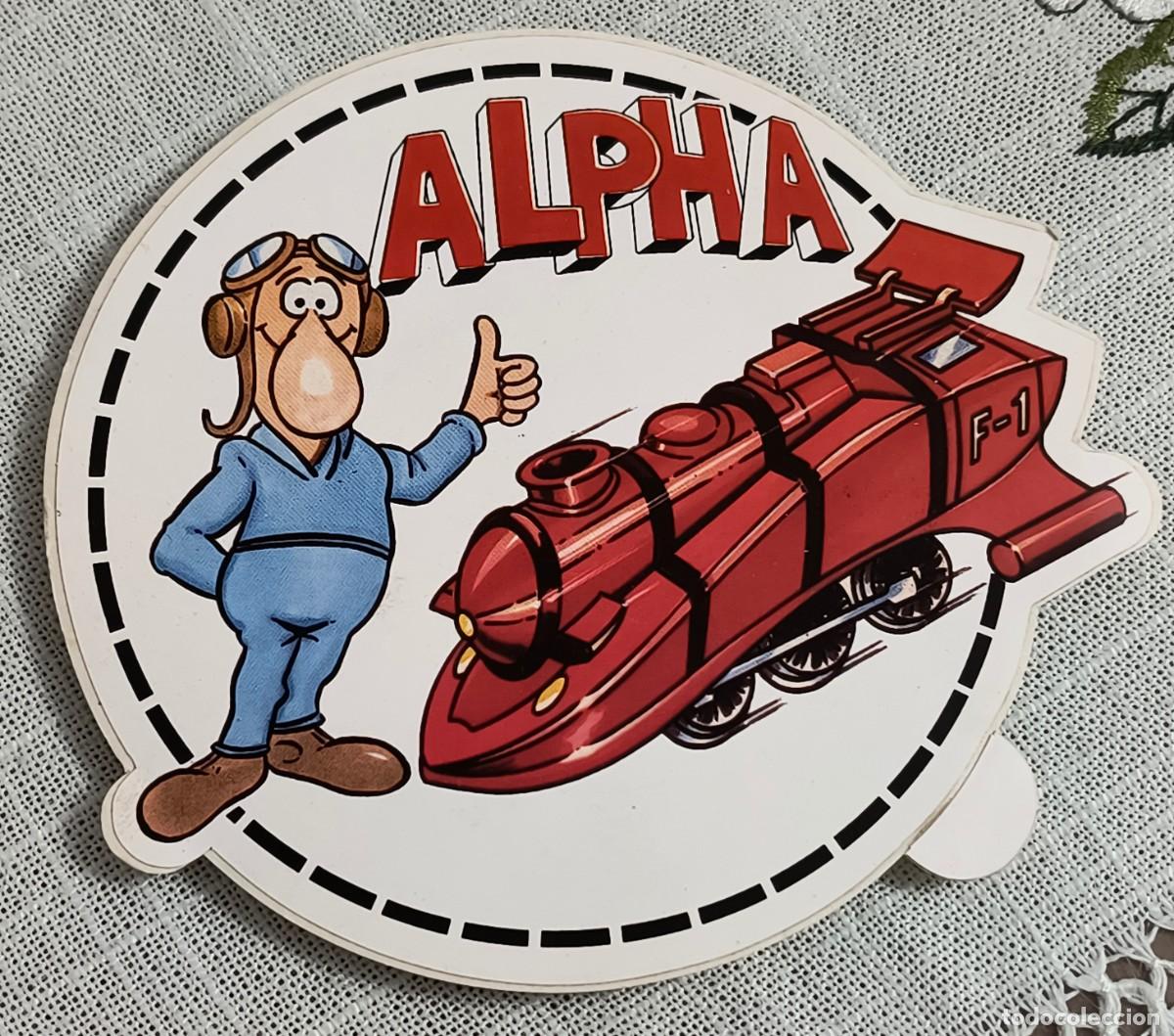 Pegatinas de colecci&oacute;n: PEGATINA TROQUELADA | APLHA F-1
