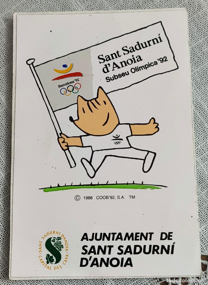 Pegatinas de colecci&oacute;n: PEGATINA | SANT SADURN&Iacute; D'ANOIA - BARCELONA 92