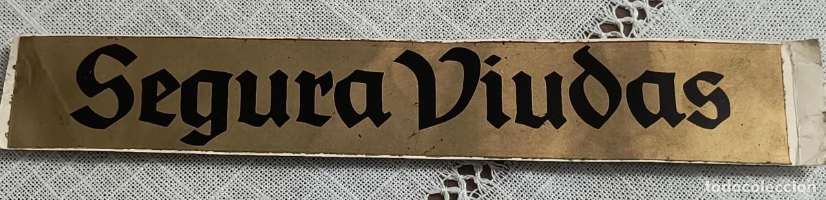 Pegatinas de colecci&oacute;n: PEGATINA | LOGO SEGURA VIUDAS