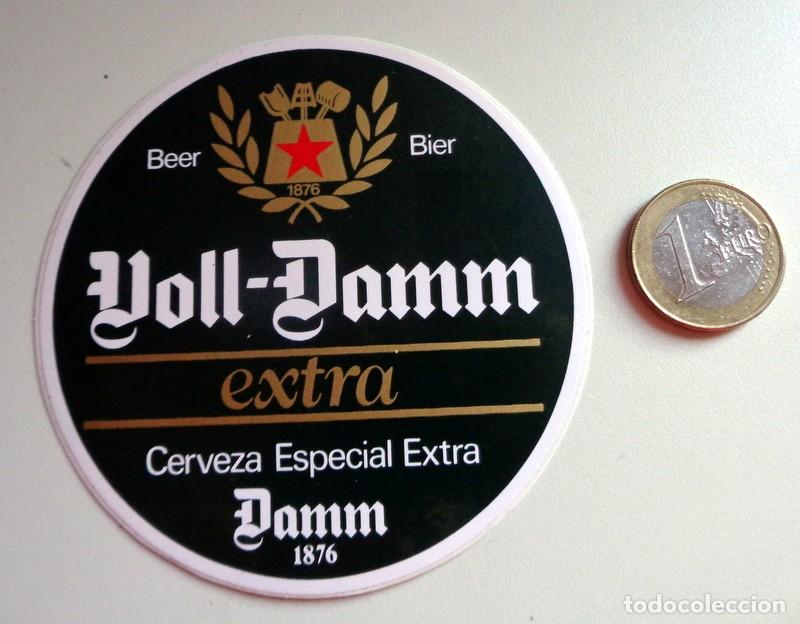 Pegatinas de colecci&oacute;n: PEGATINA ANTIGUA A&Ntilde;OS 80 - CERVEZAS CERVEZA - VOLL-DAMM - STICKER BEER BIER. ESPECIAL EXTRA
