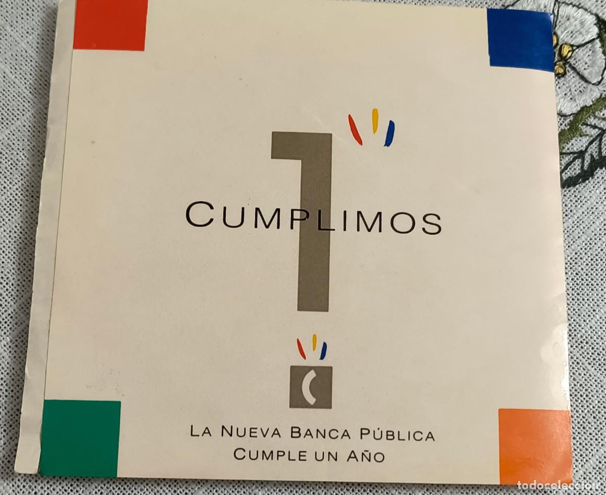 Pegatinas de colecci&oacute;n: PEGATINA | NUEVA BANCA P&Uacute;BLICA - 1 ANIVERSARIO