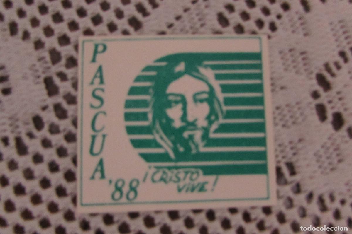 Pegatinas de colecci&oacute;n: PEGATINA PASCUA 88 CRISTO VIVE