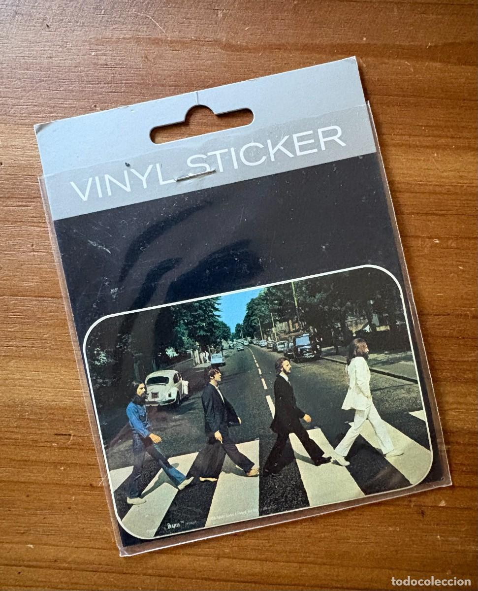 Pegatinas de colecci&oacute;n: ANTIGUA PEGATINA VINYL STICKER ABBEY ROAD SIN ABRIR NUEVA Y SIN USO 7X9.5 CMS. APROXIMADAMENTE
