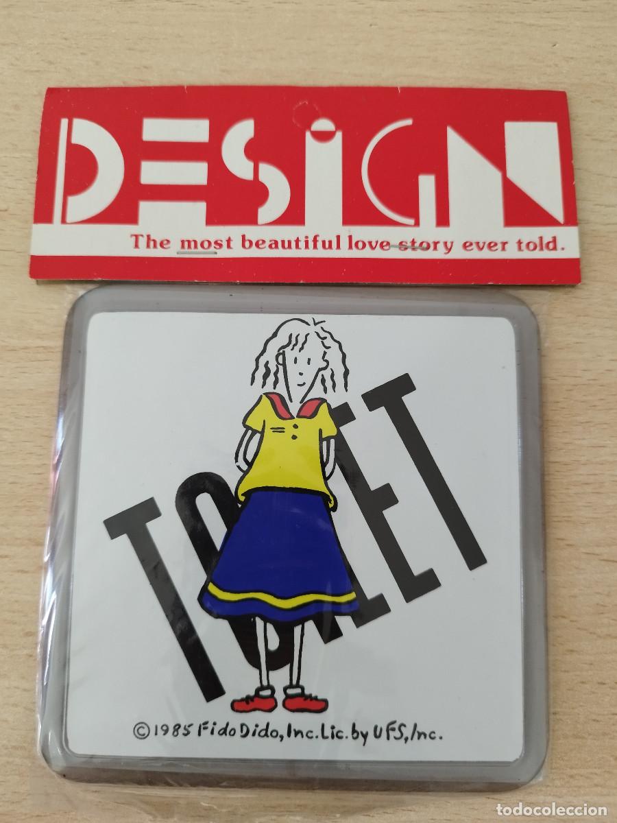 Pegatinas de colecci&oacute;n: Se&ntilde;al Fido Dido Toilet, Servicio para Mujeres A&ntilde;os 80 Nuevo