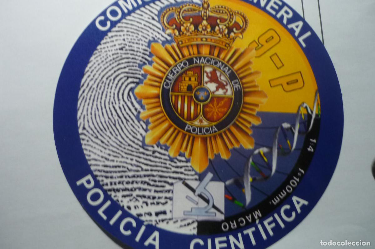 Pegatinas de colecci&oacute;n: pegatina policia cientifica &iexcl;&iexcl;tama&ntilde;o como un cd&iexcl;&iexcl;&iexcl;&iexcl;