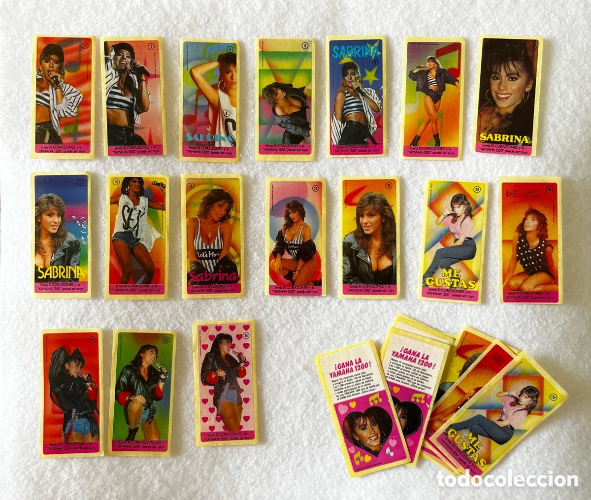 Pegatinas de colecci&oacute;n: LOTE ADHESIVOS CHICLES / PEGATINAS SABRINA / POP